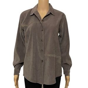 Monterey By Koret Blouse Woman’s Petite 04 Long Sleeve